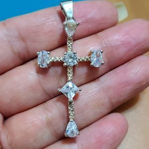 COPY - 925 silver cross pendant